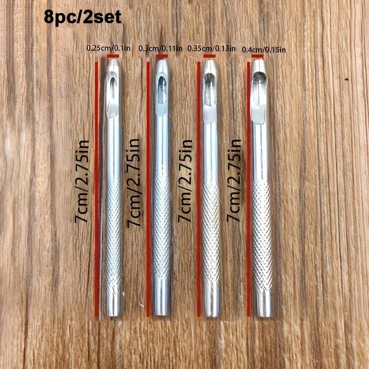 Leather Hole Punch Tool, Suitable For Belts, Watch Straps, Handbag Straps, Etc. Fabric And Leather Hole Puncher, Suitable For Handmade And Simple DIY Belt Holes, Random Style And Color. - Multicolor - View 13