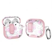 Apple Pro 3 Case Bluetooth Earphone Protective Cover Compatible With AirPods Pro 2/ 4 Multi-Function Lock Switch Bluetooth Earphone Protective Shell - Pink - View 6