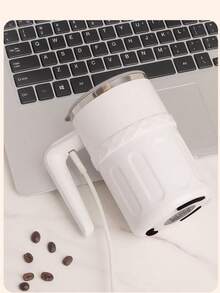 Portable Stirring Cup, Rechargeable Smart Temperature Control Immune Plan, Built-In 200mAh Rechargeable Battery, Suitable For Coffee, Milkshake, Travel, Office, Smart Stirring Cup With Real-Time Temperature Monitoring - Multicolor - View 12