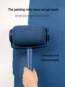 Multi-Function Roller Brush Set (1 Set) - Includes Roller Brush And 3-Section Extension Pole; High-Density Roller Brush Cover Ensures Even Application. Suitable For Latex Paint And Wall Paint, Easy To Operate. Perfect For Wall Repair And Living Room Painting. - Multiple Styles and Colors - View 9