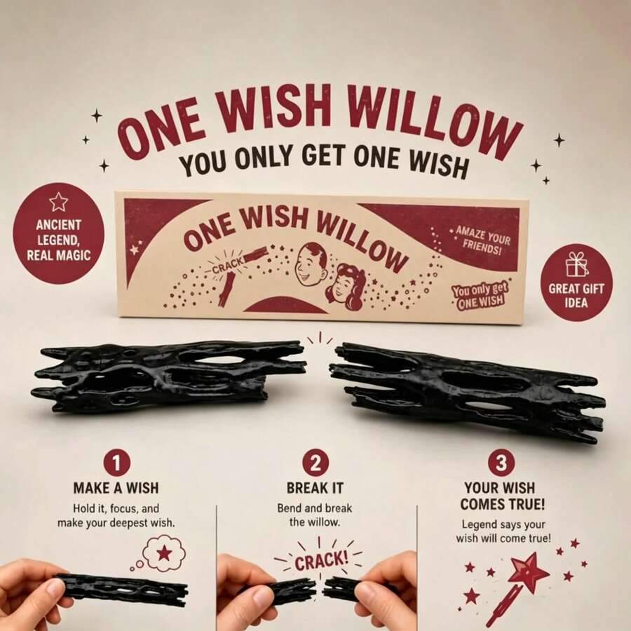 1pc Black Wishing Willow Branch 3D Printed Ornament, Roleplay Prop, Home Decor, Classic Prayer Tree Branch Decoration, Black Artificial Willow Twig, Party Decor Prop