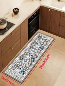 1pc Colorful Mixed Pattern Kitchen Mat, 3.5mm Soft Rubber Material, Absorbent And Easy To Clean, Suitable For Hallway, Bathroom, Living Room, Outdoor Door Mat And Toilet, All-Season Use, Suitable For Various Holidays - Multicolor - View 18