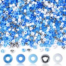 500 Pcs 6x9mm Pony Beads Bulk Multicolor Kandi Beads Big Hole Plastic Loose Spacer Beads For Bracelet Making, Friendship Bracelets, Hair Beads For Braids, Jewelry Making, DIY Crafts, Keychains, Rave Accessories, Craft Kit, Various Colors, Handmade - Multicolor - View 12