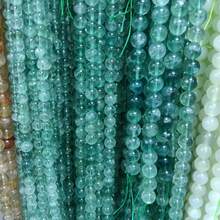 15" Natural Rainbow Fluorite Round Beads 4-12mm, DIY Jewelry Accessories, Healing Gemstone For Chakra Balance, Loose Beads For Bracelet Necklace Making - Multicolor - View 7