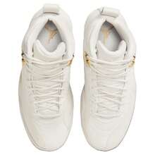Air Jordan 12 Retro 'Phantom' Cream Metallic-Gold White Sneakers Women FD9101-007 - Multicolor - View 3