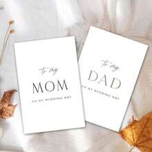 Wedding Day Greeting Card For Parents, Thank You Card For Parents, Parents Memorial Gift, With Envelope - Multicolor - View 6