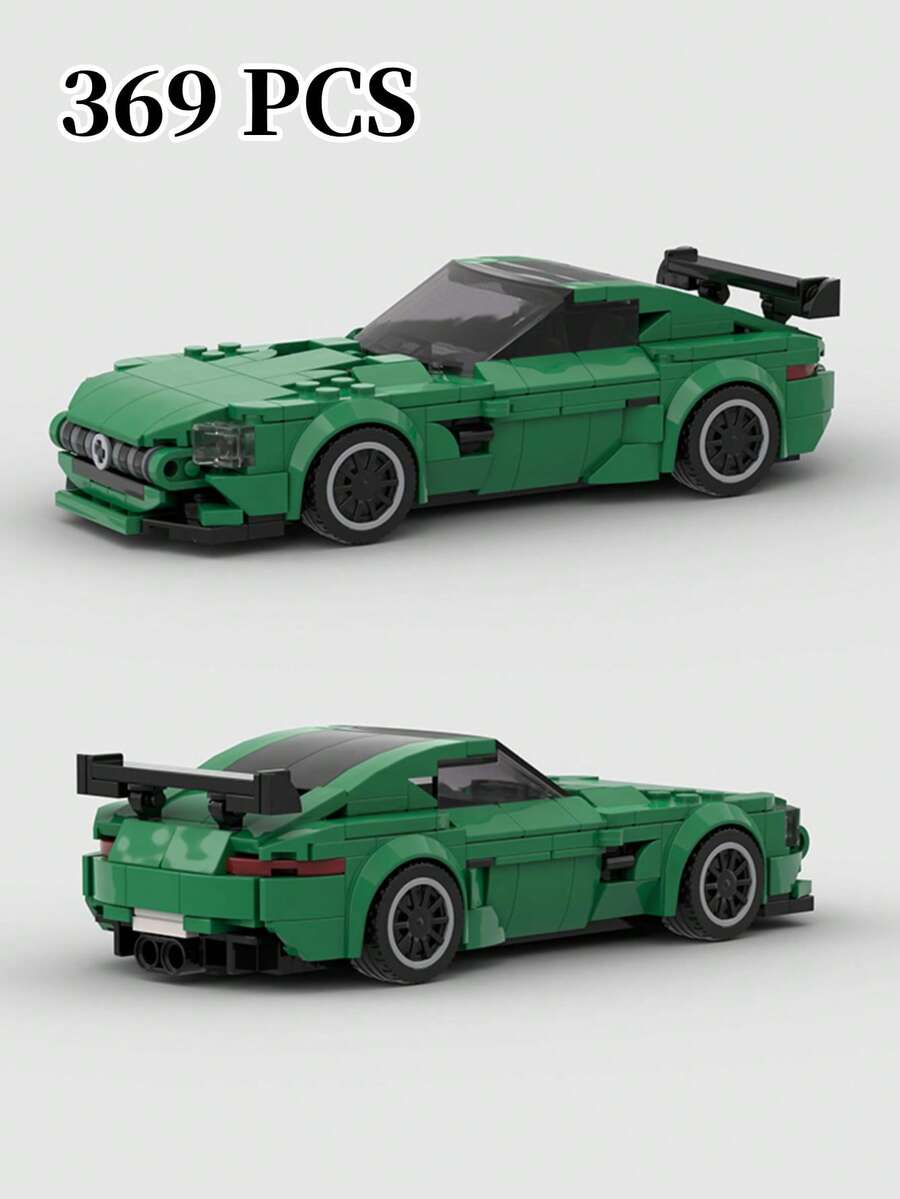 MIKEMENG 369/307/330/307/368/382 PCS Classic MOC Building Blocks Racing Car Set, Adult DIY Assemble Car Toy Model, Suitable For Collection, City Tech Champion Cup Series, Perfect As Birthday, Halloween, Christmas Gift For Boyfriend, Husband - Model - View 1