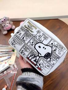 1 حقيبة تخزين بتصميم Snoopy، مناسبة لتنظيم الأشياء الصغيرة أثناء الدراسة اليومية والتنقل، يمكن استخدامها كحقيبة أقلام أو حقيبة مكياج أو حقيبة تخزين متنوعة، مناسبة أيضًا كهدية للعودة إلى المدرسة، مستلزمات المدرسة، العطلات، أعياد الميلاد، هالوين، عيد الميلاد، الحفلات - متعدد الألوان - مشاهدة 1