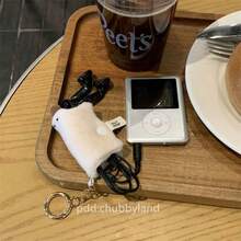 New Cute Plush Dumpling Wired Earphone Storage Bag Portable Protective Sleeve High-Look Pendant Reel Earphone Case Earphone Earphone Case Wired Earphone Wired Earphone Deco Wired Earphone Case Earphone Accessory - DD - View 2