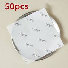 100/50/1pc Oil-Proof Baking Paper, Wax Paper, Suitable For Cakes, Sandwiches And Desserts, Also Can Be Used As Fast Food Packaging, Liners, Air Fryer Liners And General Kitchen Use. - Multicolor - View 13