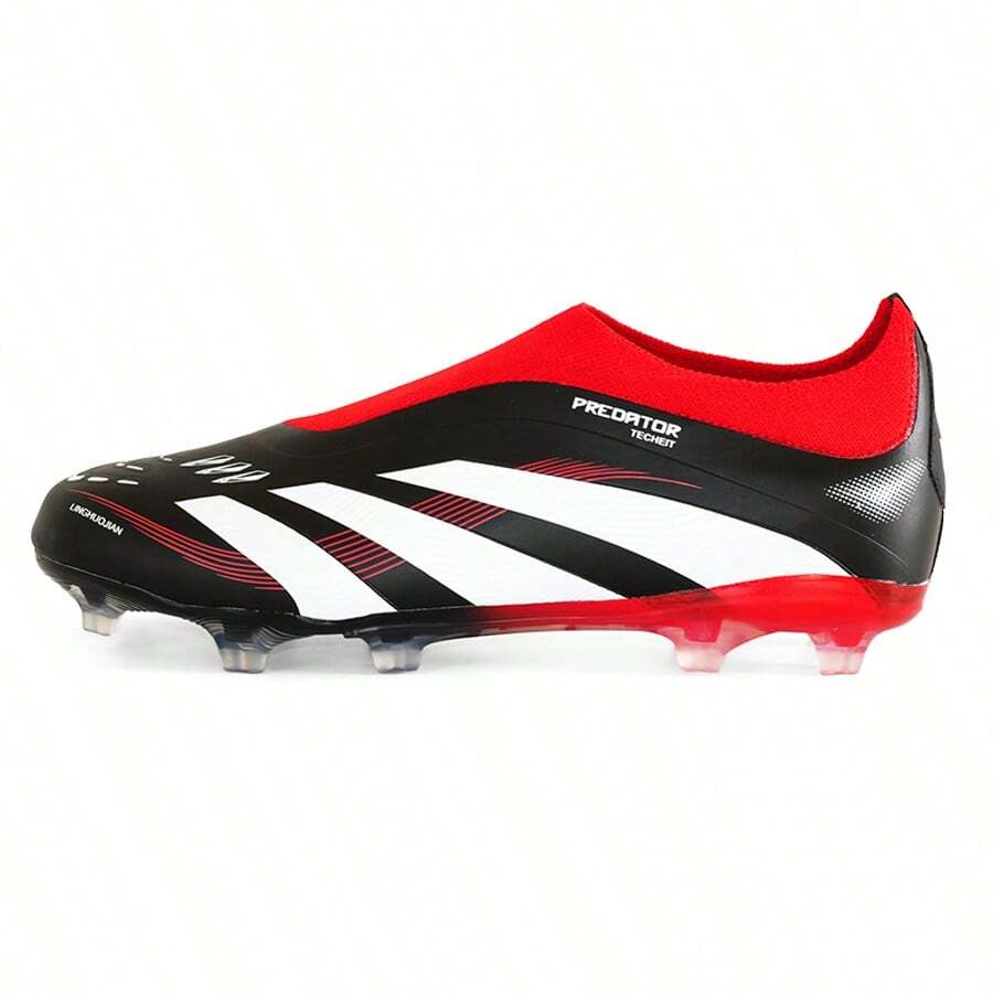 New Football Shoes Recommended For Match And Training, Low-Top Long Studs, Durable, Anti-Slip, Strong Grip, Unisex For Adults. - Black - View 1