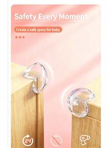 50/20/10pcs Transparent Soft Thickened Right Angle Corner Guards, Anti-Collision Corner Protectors For Table Sharp Corners, Suitable For Home Life, Housewarming Gifts, Office Desk Corner Protection, School Desk Corner Anti-Collision Protection, Baby Birthday Party Decoration Protection And More Occasions - View 7