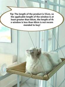 1pc Comfortable Cat Window Hammock, Easy To Install Cat Bed Cat Supplies, Provides A Relaxing Resting Place For Your Cat, Suitable For Cats Up To 15kg - one-size - View 3