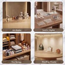 6/3PCS Display Pedestals, Display Stand, Acrylic Stand Display, Dessert Table Display, Cake Stand, Cupcake Stand, Tiered Display Risers, Multi Level Display Stand For Cakes, Desserts, Party Table, Wedding, Birthday, Room Decor, Party Decorations - Multiple Styles - View 7