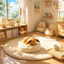 MINISO Pokemon Eevee Evolution Sleepy Character Ornament, Random 1 Style Sent For Desk Shelf Display, Birthday Christmas Gift - Random One - View 3