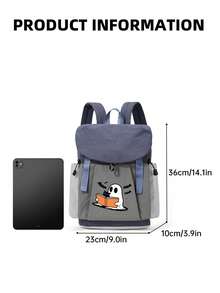 Myco Cute Halloween Pumpkin Backpack, Skull Outdoor Casual Backpack, Unisex Student School Bag - "Trick Or Treat" Design, Best Gift For Friends And Lovers - Multicolor - View 7