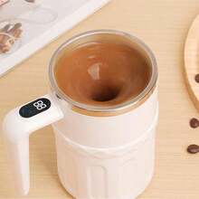 Portable Stirring Cup, Rechargeable Smart Temperature Control Immune Plan, Built-In 200mAh Rechargeable Battery, Suitable For Coffee, Milkshake, Travel, Office, Smart Stirring Cup With Real-Time Temperature Monitoring - Multicolor - View 8