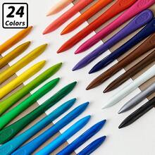 6/12/18/24/36PCS Crayons Vibrant Color Set, Triangular Non-Roll Crayons,Washable Crayons Mess-Free No-Stick Hands, Easy-Grip Ergonomic Shape, Ideal For Home School Classroom Art Activities, Back To School Essential Supplies - Sets - View 9