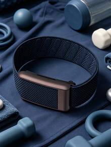 5.0/MG SuperKnit Watchband – Signature Performance Knit Accessory For Health, Fitness, & Wellness Wearable – Not Compatible With Gen 4 - Navy Blue - View 4
