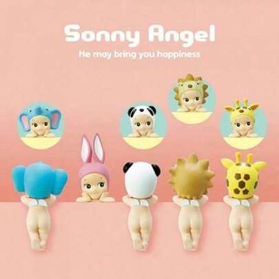 Mattel SONNY ANGEL Flower Gift Series - Mysterious Mini Character Figurines, Limited Edition Floral Theme Cute Collectibles, Elegant Home Decor Gift