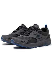 Skechers Men's 2026 New GO RUN CONSISTENT Lightweight Breathable Mesh Cushioning Running Shoes 220034-CCBL - Grey - View 2