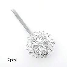 1pc/2pcs Crystal 3D Magnetic Curtain Clips, Elegant & Fashionable Automatic Curtain Tiebacks, No Drilling Required, Won't Damage Walls, Can Firmly Hold Curtains And Also Serve As Exquisite Home Decor - Multicolor - View 19