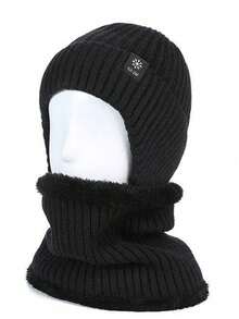 Men's Thick Wool Earflap Knit Hat, Perfect Gift For Father, Ideal Warm Clothing For Autumn - Multicolor - View 13