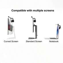1pc Dual‑Sided RGB Monitor Light Bar, USB Powered Clip‑On Screen Hanging Lamp, Touch Control Dimmable Eye‑Care Gaming Desk Light For PC Computer - RGB Monitor Light Bar - View 12