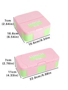 Kotak Bekal Sekolah, Kotak Bento Sekat dengan Set Peralatan Makan, Wadah Bekal Persegi, Aman untuk Microwave, Tas Bekal, Kulkas, Cocok untuk Rumah, Sekolah, Kantor, Perjalanan, Kembali ke Sekolah, Piknik di Luar Ruangan - MultiWarna - View 10