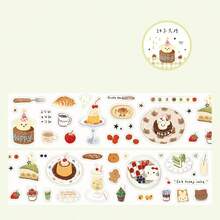 Roll Stickers Fresh Style Light Summer Green Apple Misty Island Berry Series Planner Stickers, Journal Decoration Base Collage Material Background Graffiti Stickers - Multicolor - View 15