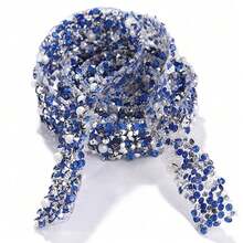 1 Roll Multi-Purpose Shiny Rhinestone Adhesive Ribbon, Easy To Cut And Stick Sequin Ribbon, Suitable For Christmas, Valentine's Day, Birthday, Gift Wrapping And Crafts, Multiple Colors Available - Multicolor - View 12