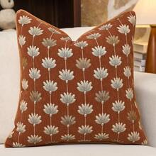1pc Luxury Chive Green Sofa Cushion Pillow Cover, Soft Textured Chenille Bamboo Knot Decorative Pillowcase, Comfortable Neutral Sofa Cushion Pillow Cover, Suitable For Home, Sofa, Bed, Bedroom, Living Room, Cafe, Showroom, Farmhouse, Decoration, Daily And Holiday Gathering Occasions, All Seasons - Chive - View 19