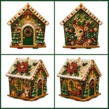 3D Christmas House Diamond Painting Set, Adult Version, Holiday Decoration, Handmade Christmas Tree Ornament, Home Craft Gift - Sets - View 17