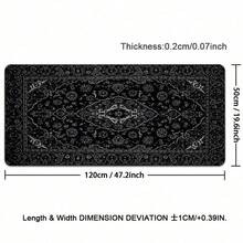 Black Persian Carpet Gaming Accessories Mouse Pad Computer Desk Xxl Mouse Mat Large Mousepad Mice Extra Large For Bears Pc - View 17