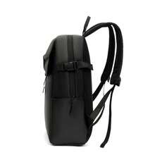SHILAN Minimalist Buckle‑Closure Business Backpack, Water‑Resistant Durable Laptop Rucksack For Office Commute & Travel - Multicolor - View 2