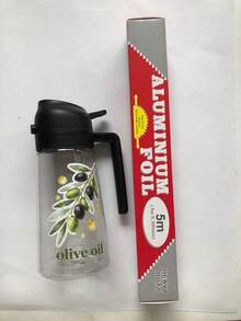 1pc Plastic Olive Oil Spray Bottle, Spray-Pour Dual-Use Multifunctional Oil Dispenser With Beautiful Pattern, Refillable And Compatible With Various Liquids, Lightweight For Home Use, Suitable For Kitchen Cooking, Salad Making, Outdoor BBQ, Baking, Kitchen Gadget, Cooking Supplies, BBQ Utensil Accessory - Multicolor - View 20