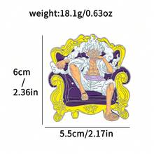 Bros Enamel Roronoa Zoro One Piece, Pin Lencana Anime Gaya Tiga Pedang, Cocok untuk Ransel dan Jaket, Perhiasan Koleksi Anime, Hadiah untuk Penggemar. - MultiWarna - View 18