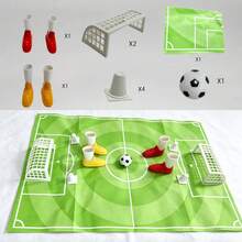 2 Sets 2-Player Finger Football Blowing Game - Family Interactive Desktop Sports Game, Desktop Football Accessories, Competitive Game, Relaxing Toy Gift, Suitable For Easter, Thanksgiving, Birthday Gifts [Random Color] - Multicolor - View 6