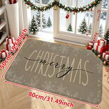 1/2/3pcs Christmas Theme Kitchen Rugs, Flannel Kitchen Rugs, Comfortable Soft Absorbent Non-Slip Machine Washable With Non-Slip Backing, Suitable For Entryway, Living Room, Bedroom, Kitchen, Dining Room, Bathroom, Laundry Room, Patio, Hallway, Multi-Functional Home Floor Mat, Christmas Holiday Decoration Rug - Multicolor - View 11