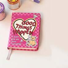 1pc Pocket Notebook, Vintage Hard Cover A7 Size, Mini Portable 96 Sheets Line Pages Diary Memo Office School Book, Back To School Gift - Multi Colors - View 16