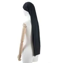 Long Closed Elastic Sleep Cap, Long Cylinder Elastic Hair Protection Cap For Makeup - Multi-color 37in - View 7