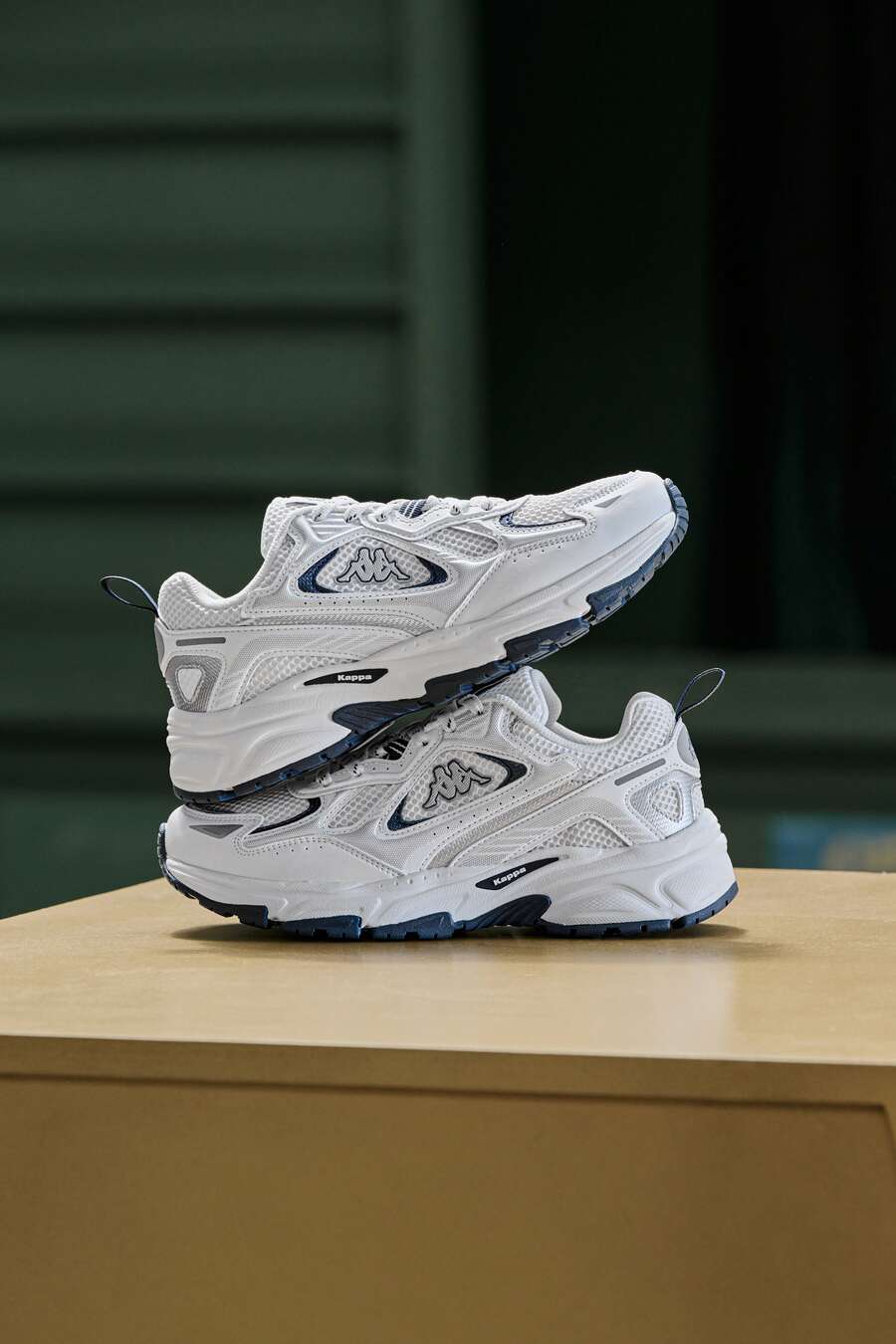 Kappa TIFO Classic German Training Shoes Retro Casual Sports Shoes White - White - View 1