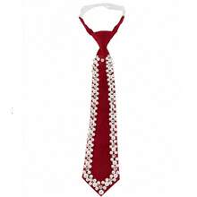No-Tie Pearl Crystal Decorated Women's Necktie, Multi-Color Versatile Shirt Accessory - Multicolor - View 11