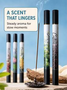 10g Incense Sticks, Featuring Jasmine, Coffee, Lotus, Fruity Flowers, And Osmanthus. Long-Lasting Fragrance, Refreshing, And Air-Purifying. Suitable For Entertaining Guests And For Use In Offices And Studies. - Premium Incense Sticks - View 2