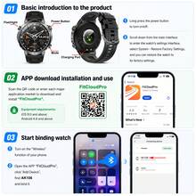 KENPANG 1400mAh Battery Men's Outdoor Smartwatch, Built-In Red/White LED Flashlight, 100+ Sports Modes, Call/Message Notifications, 24/7 Health Monitoring, Sleep Tracking, IPX8 Waterproof, Men's Fitness Tracker, Compatible With IOS And Android - View 13