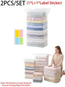 2026 Model No-Pump 3D Vacuum Storage Bag 80% Compression Rate Extra Large Capacity 3D Roll-Up Vacuum Sealed Bag Upgraded Large Capacity Storage Compression Bag Suitable For Bedding Clothing Blankets Giant Bedding Travel Storage Cube - Multi-color 1.0 - View 12
