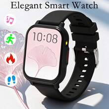 NcmRyu 1.83-Inch HD Display Smart Sports Watch, Wireless Calling, Multiple Sports Modes, Sedentary Reminder, Music Playback, Multiple Watch Face Switching, Casual Accessory Smart Watch, Suitable As Gift For Friends And Couples, Compatible With Android And IOS - View 2