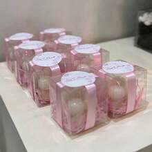 1/5/20/50pcs Transparent PVC Gift Boxes, 3 Sizes, Candle Packaging Party Supplies Favor Boxes - Multiple Styles a - View 5