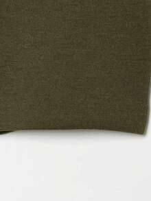 Women's Solid Color Stand Collar Long Sleeve Zipper Front Casual Jacket - Army Green - View 8