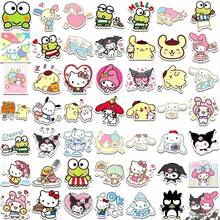 SANRIO 50 قطعة/100 قطعة/ملصقات مختلطة عشوائية من سلسلة سانريو مخصصة للدفتر، المخطط، هدية العطلة، هدية عيد الميلاد، لعبة بينغو، الثلاجة، زجاجة المياه، السيارة، حقيبة الظهر، علبة الأقلام - متعدد الألوان - مشاهدة 4